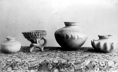 Vasijas de cerámica de la cultura Tarasca