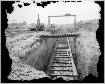 Proceso de construcción del canal de acueducto del sistema de agua potable para el D.F.