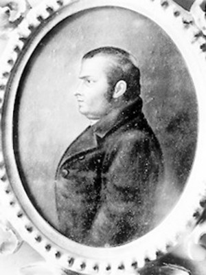 José María Morelos y Pavón, retrato de perfil