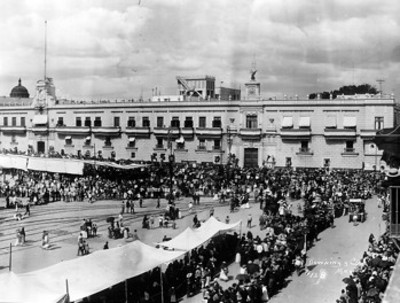 Manifestación en el zócalo