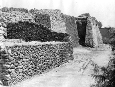 Muros arqueológicos de Mixcoac