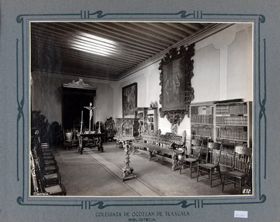 Vista del interior de la Biblioteca