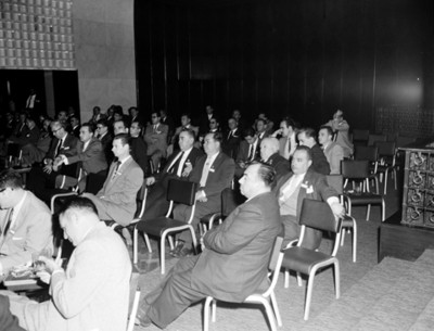 Hombres en la XII Convención de la ANDA, vista parcial