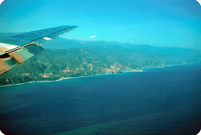 Costa de Venezuela, panorama, vista aerea