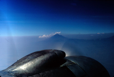 Volcan de Fuego tomado desde avion