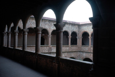 Vista de la parte superior del claustro del Convento de San Agustin Acolman