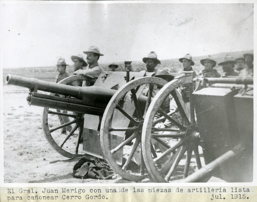 General Juan Merigo en Cerro Gordo