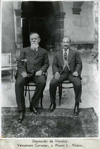 Venustiano Carranza y Álvaro L. Alcázar