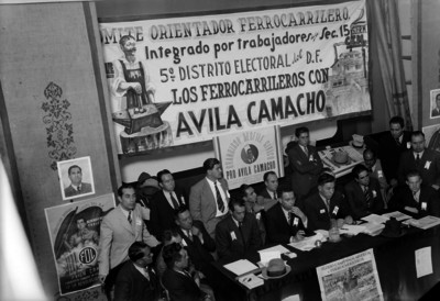 Miembros del comité pro Manuel Ávila Camacho