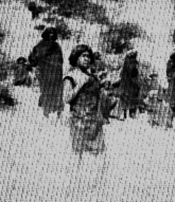 Tarahumaras en un cerro