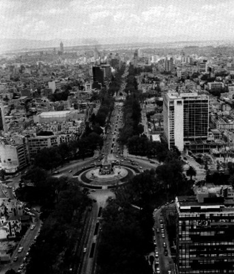 Avenida Paseo de la Reforma, vista panorámica