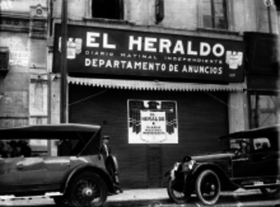 Departamento de publicidad de El Heraldo, fachada