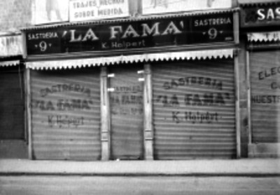 Sastrería La Fama, fachada