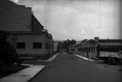 Restaurante y departamento de proyección de los estudios de cine C.L.A.S.A.