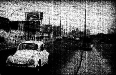 Automóviles transitando por el puente Nonoalco en la Cd. de México