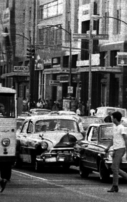 Tráfico en la Avenida Juárez