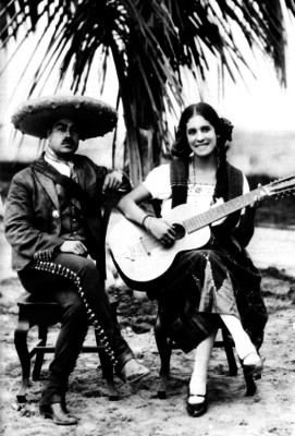 Pareja de músicos, retrato