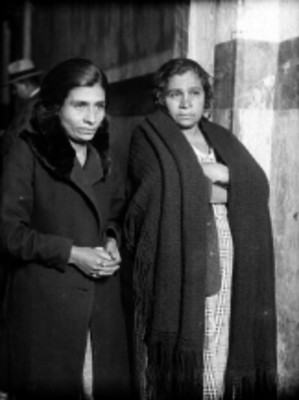 Mujeres de condición humilde detenidas, retrato
