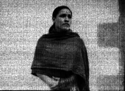 Mujer con rebozo, retrato