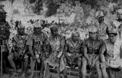 Actores en la representación del Viacrucis en Iztapalapa
