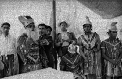 Actores durante el Viacrucis en Iztapalapa