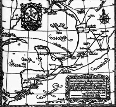 Mapa del México con las "Rutas de Santificación"