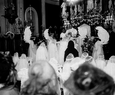 Ceremonia religiosa de primera comunión
