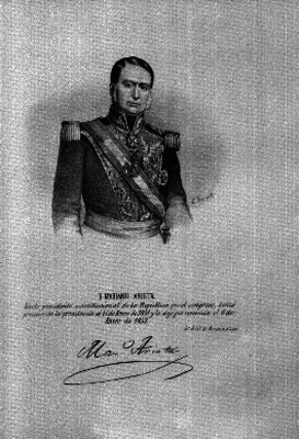 Mariano Arista, litografía