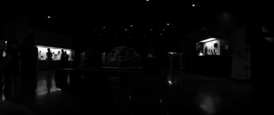 Sala de exhibición de cultura maya en el museo de antropología e historia