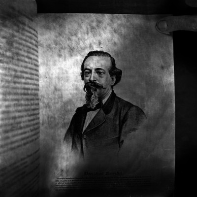 José Zorrilla, escritor, grabado