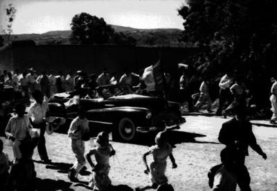 Miguel Alemán durante su gira en el noroeste de Nayarit