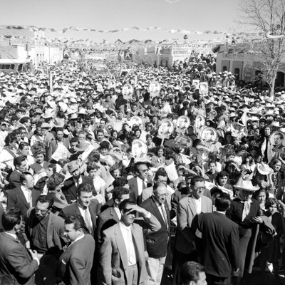 Mitin pro-López Mateos en Nuevo Ideal