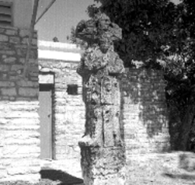 Estela 1 o la muerta procedente del Templo de la Cruz en Palenque