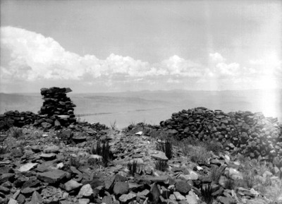 Fragmentos de muro, vista general