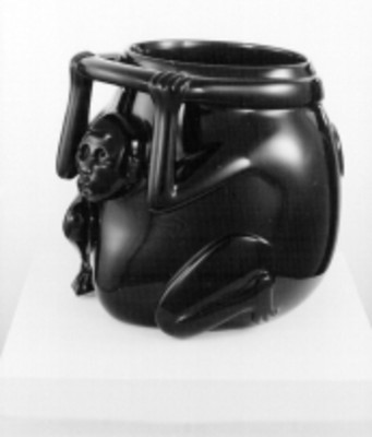 Vasija del mono de obsidiana, reprografía