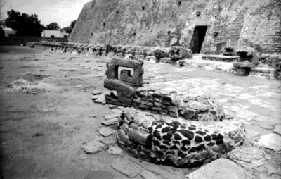 Vista de la Xihucóatl de Tenacuya