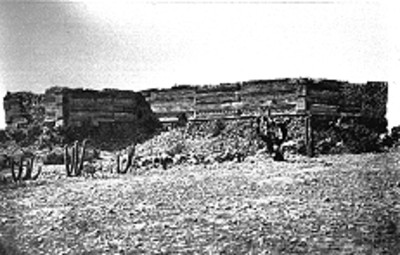 Vista parcial de las ruinas de Mitla