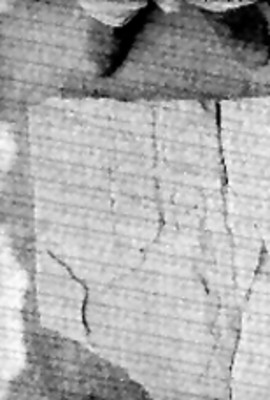 Detalle de seis glifos pertenececientes al Tablero de El Palacio