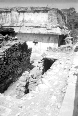 Restauración de los edificios del conjunto del Palacio, vista parcial