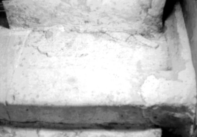 Relieves escultóricos mayas en la tumba de Pakal, detalle