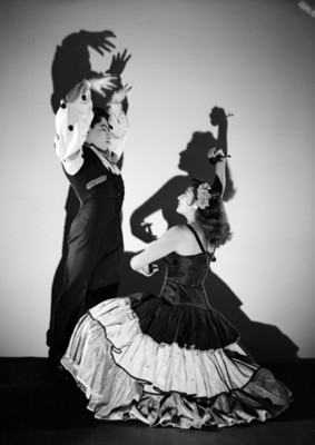Norberto Luna y bailarina