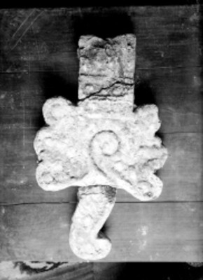 Almena con figura de caracol, cultura mexica