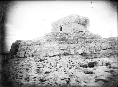 Tulum antes de su restauración, panorámica