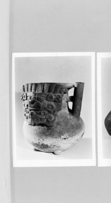 Urna zapoteca ornamentada, reprografía