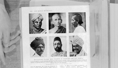 "Hombres del norte y centro de la India", reprografía