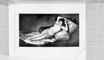 La maja desnuda de Francisco de Goya y Lucientes, reprografía