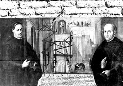 Sebastián de Olivares y Matías del Hijar, pintura al óleo