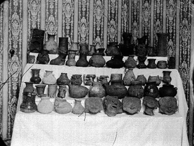 Cerámica, vasijas tláloc, patojos y cabezas sonrientes, lote