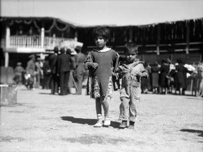Niños pobres, retrato