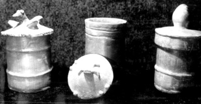 Vasijas prehispánicas con tapadera